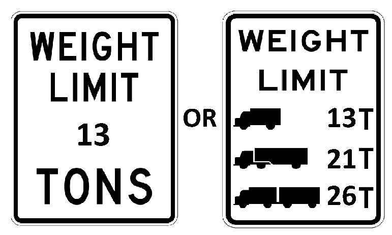 Bridges Posted with Weight Limits - News Image